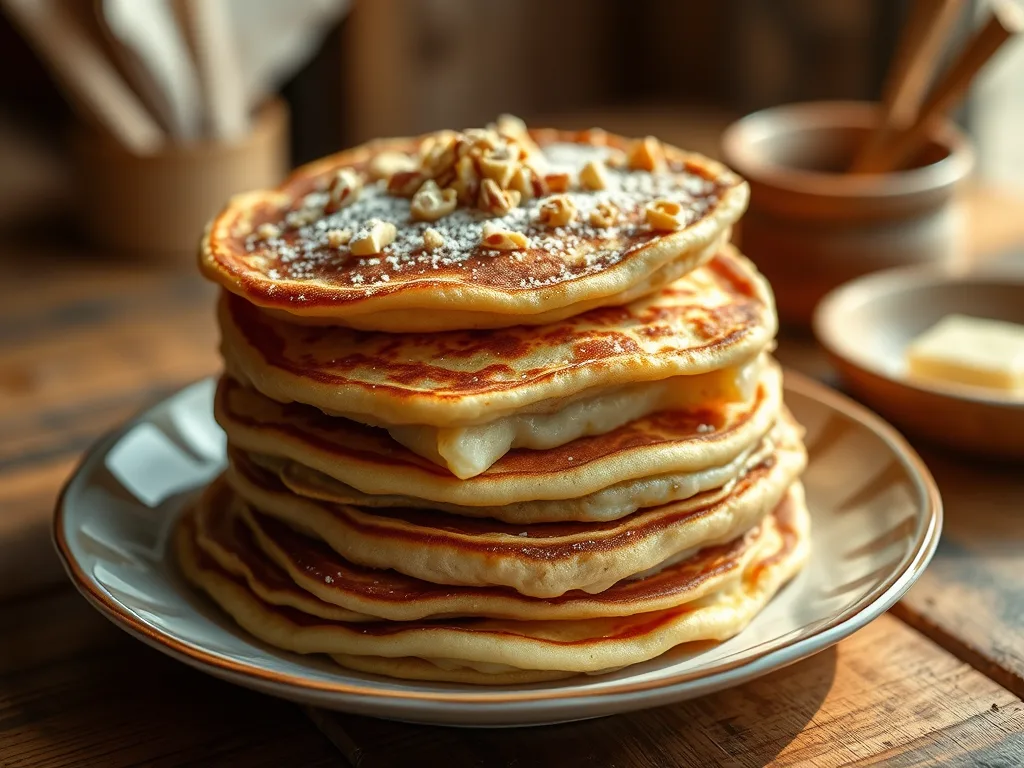 Receta de panqueques dulces de Hotteok de Corea del Sur con canela y nueces