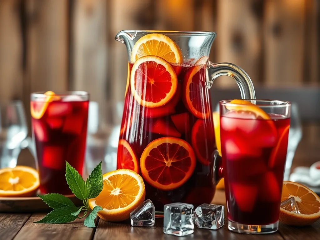 Spanish Sangria – Classic Wine Punch Recipe with Fresh Fruits