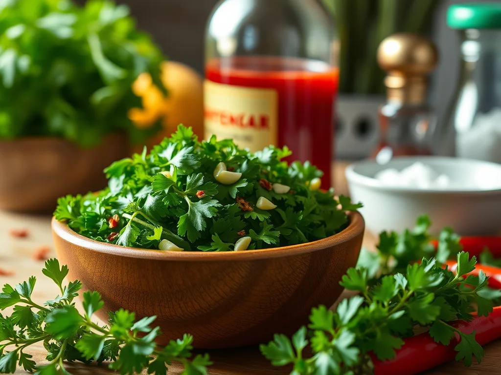 Argentinian Chimichurri – Fresh Herb and Garlic Sauce Recipe