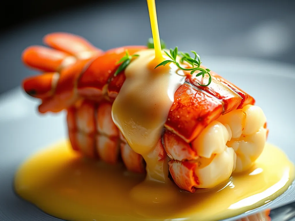 Butter-Poached Lobster with Vanilla Beurre Blanc