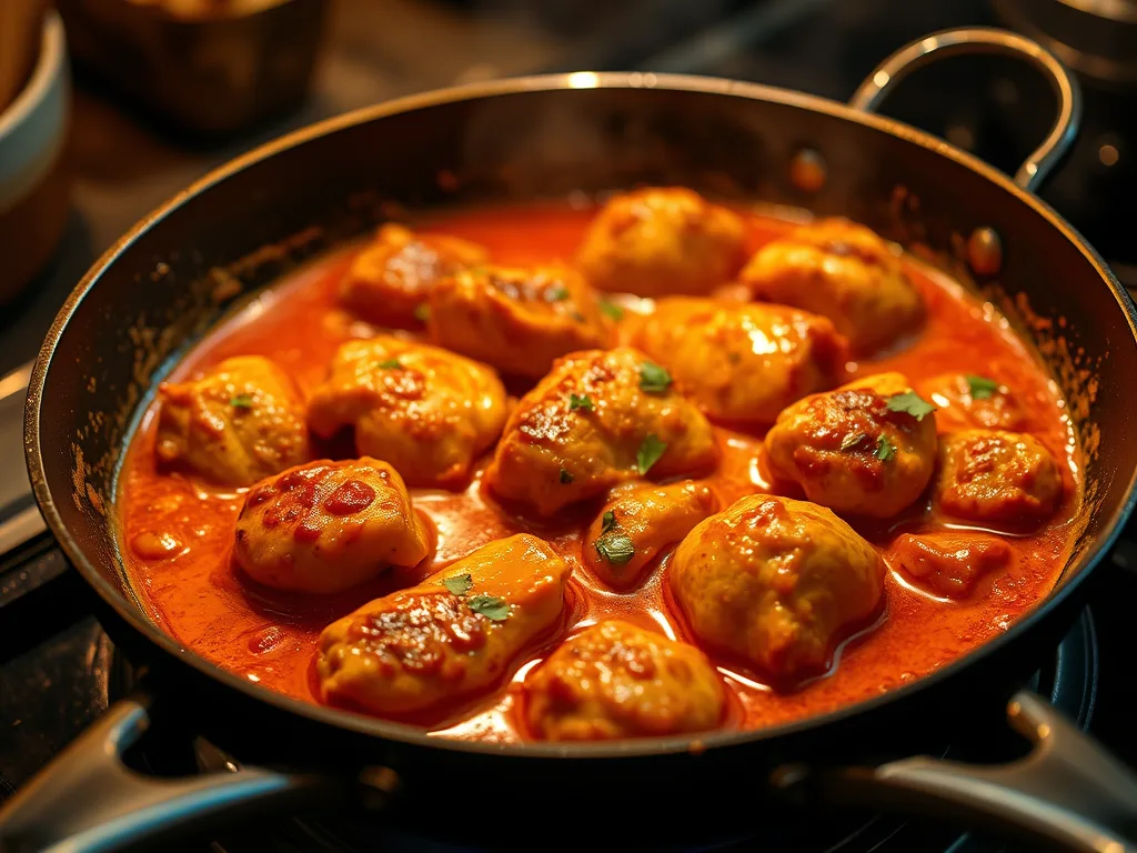 Indian Butter Chicken with Naan – Easy Creamy Curry Recipe