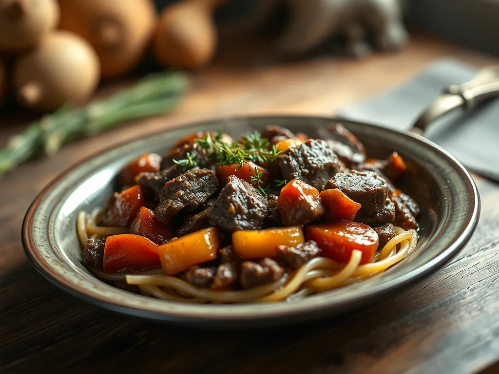 Hearty Beef and Mushroom Casserole Recipe – Comfort Food Classic