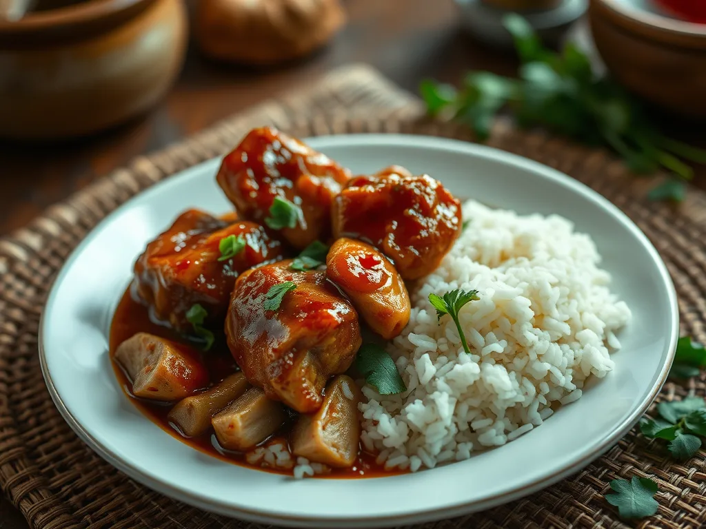 Filipino Chicken Adobo Braised Chicken Recipe