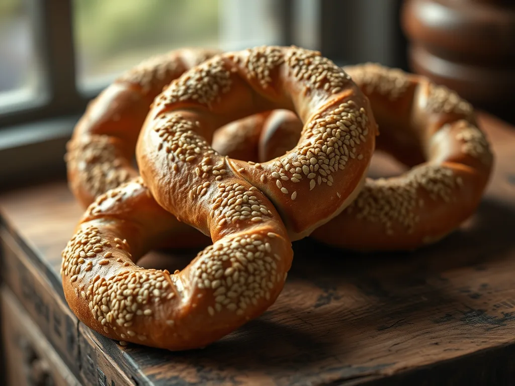 Turkish Simit Recipe – Crispy Sesame-Crusted Bread Rings