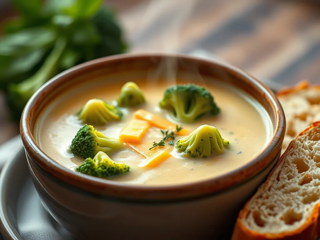 Copycat Panera Brokkoli-Cheddar-Suppenrezept – cremig und käsig