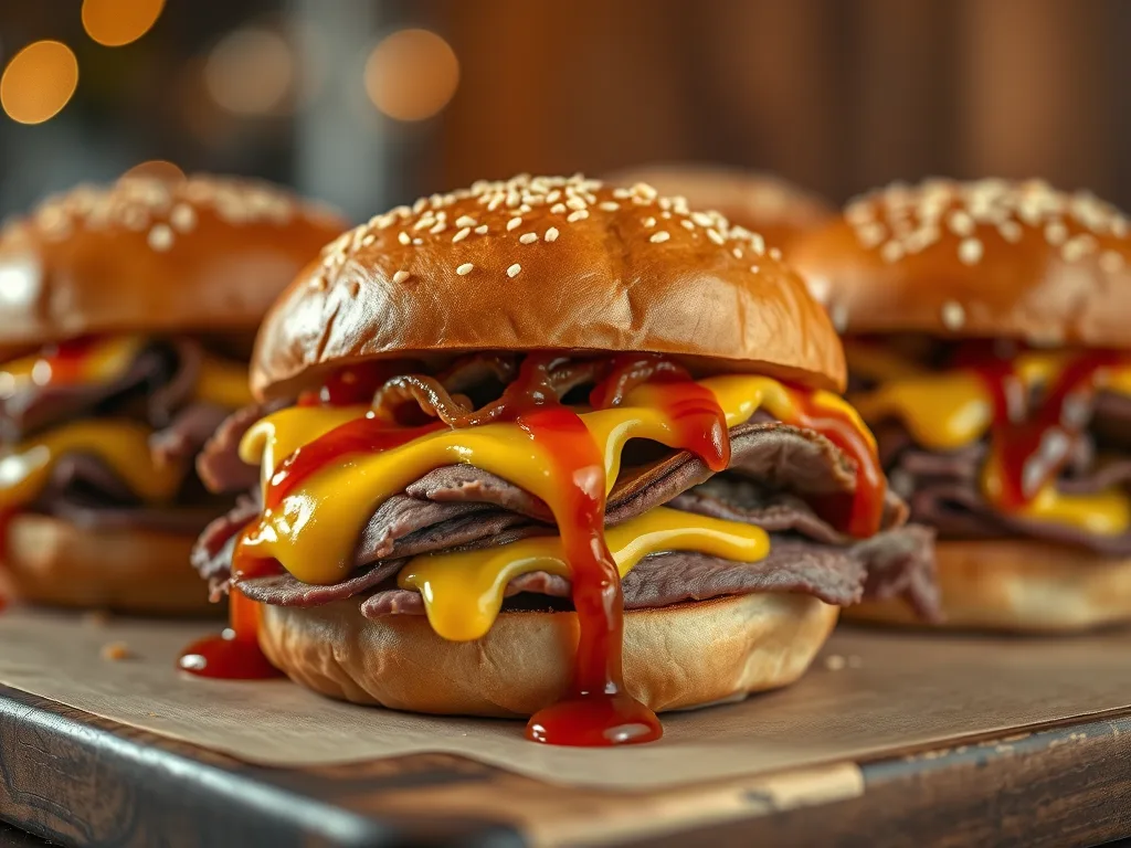 Recette de sandwich au bœuf et au cheddar de Copycat Arby – Rôti de bœuf juteux et fromage
