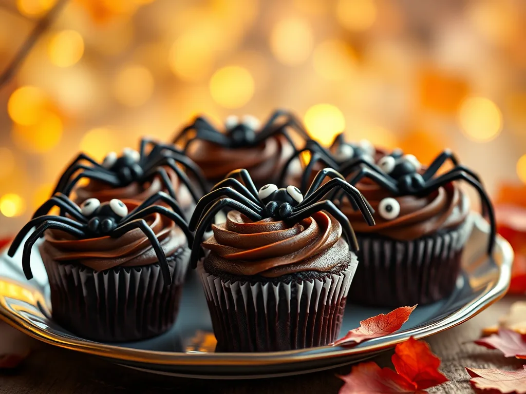 Cupcakes de araña de Halloween: receta de cupcakes fácil y divertida