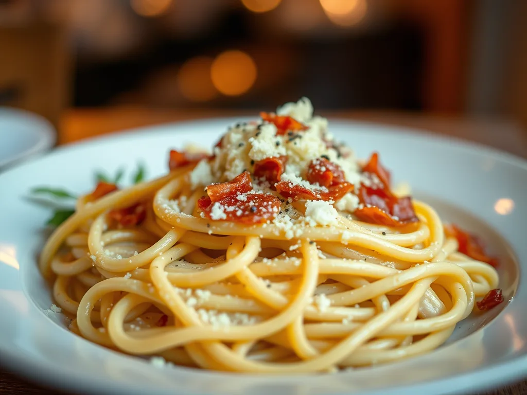 Molho Carbonara Italiano – Ovo Cremoso e Molho Pancetta