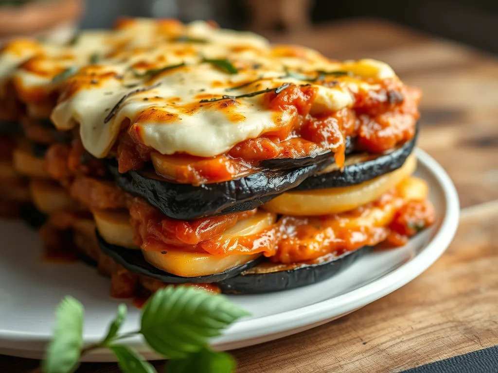 Vegetarian Greek Moussaka Meat-Free Comfort Food