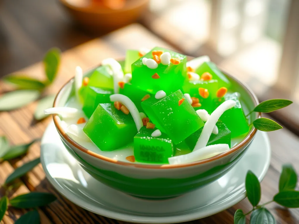 Filipino Buko Pandan Salad – Refreshing Coconut and Pandan Dessert