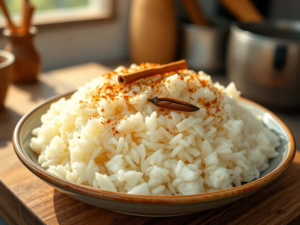 Puertoricanischer Arroz con Dulce – cremiger Kokosreispudding