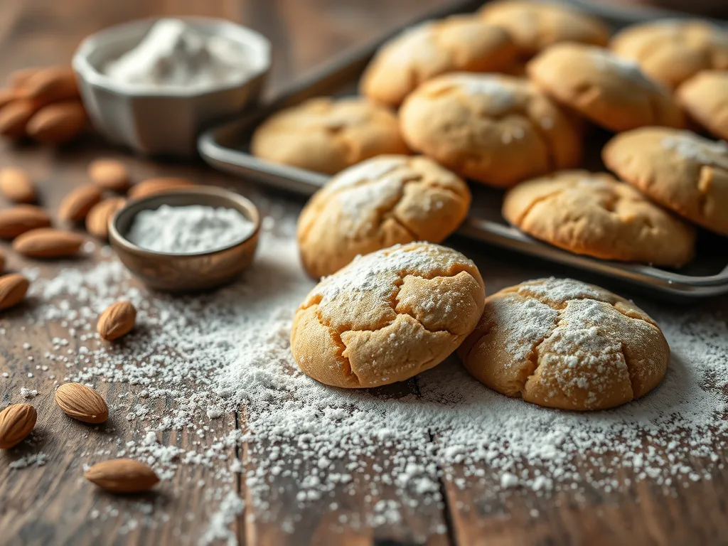 Italian Amaretti Cookies – Crunchy Almond Cookie Recipe
