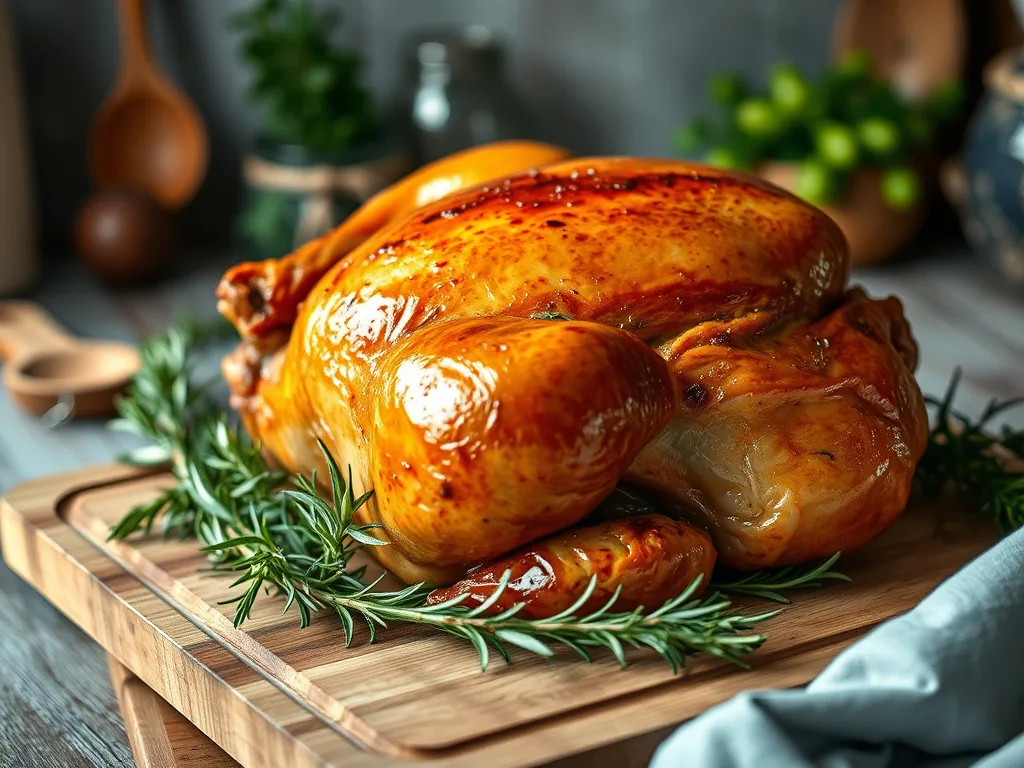 Peru Assado com Manteiga de Ervas – Receita de Peru de Ação de Graças
