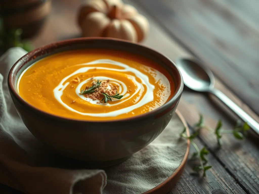 Butternut Squash Soup – Creamy Thanksgiving Recipe