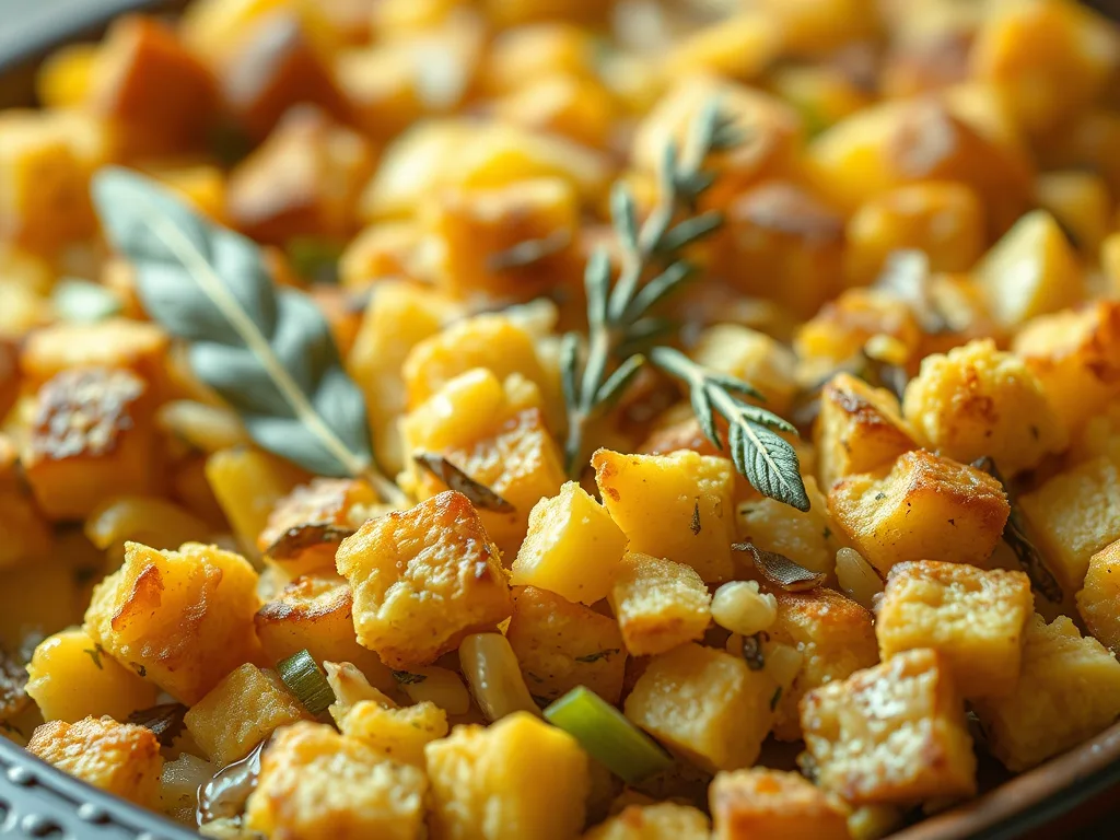 Maisbrotfüllung – Rezept für eine Thanksgiving-Beilage