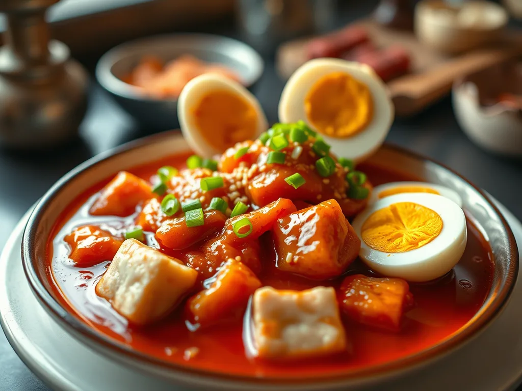 Tteok-bokki – Receta coreana de pasteles de arroz picantes