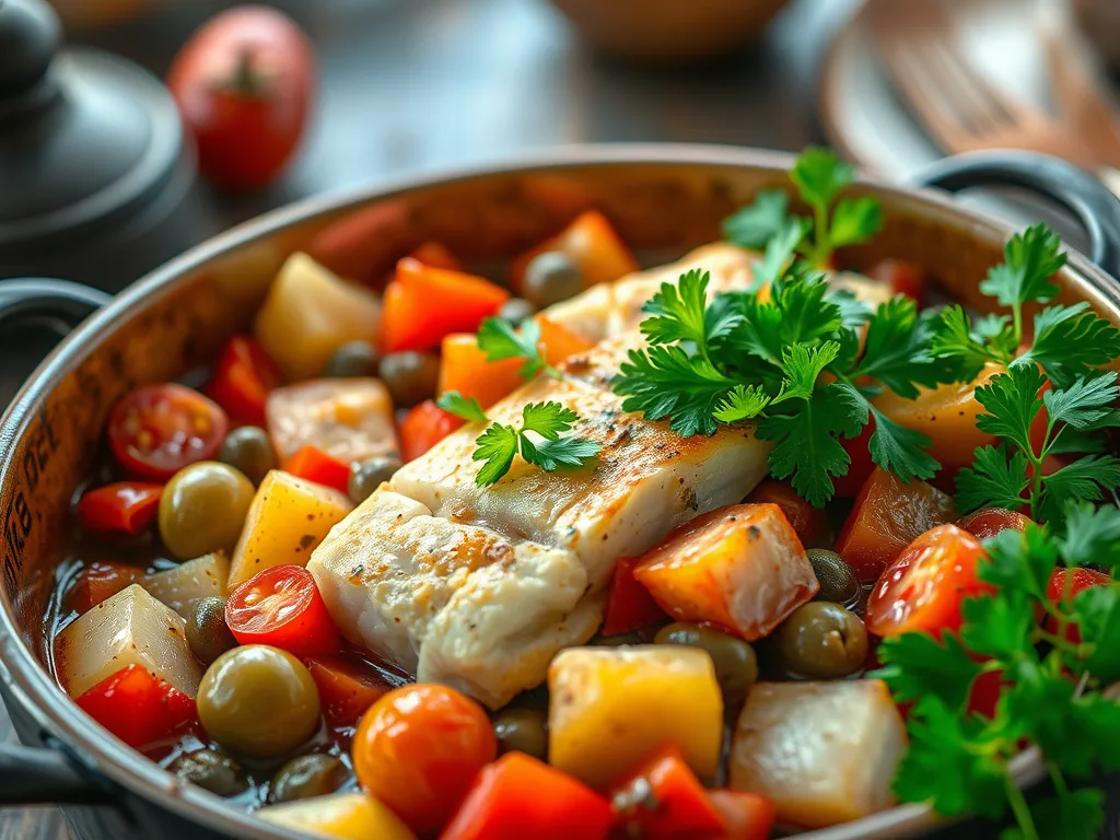 Bacalao mexicano a la vizcaína: una receta festiva de guiso de bacalao salado