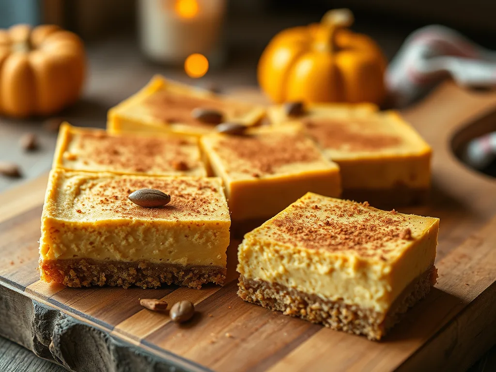 Pumpkin Cheesecake Bars a Creamy Thanksgiving Dessert Recipe