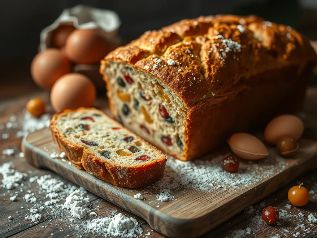 Panettone italiano: una receta tradicional de pan dulce navideño