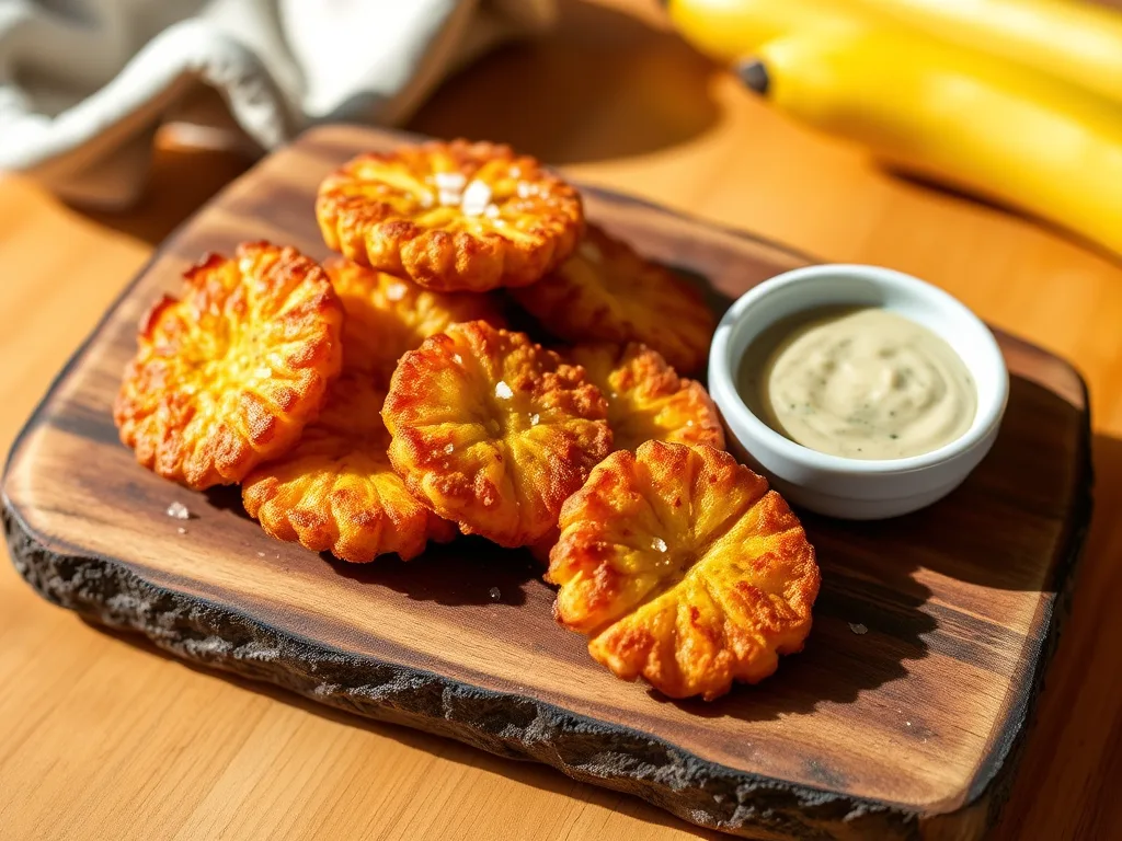 Tostones portoricains – Recette de plantains croustillants frits deux fois