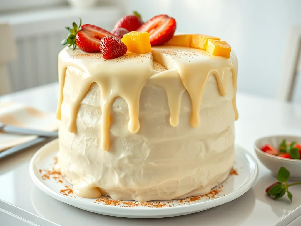 Puerto Rican Tres Leches Cake – Moist Three-Milk Dessert Recipe